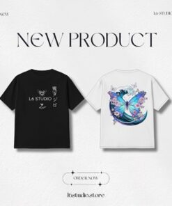 Áo Thun L6 Studio Butterfly Wave Tee