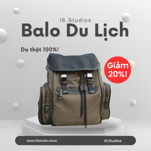 Explorer Pack – Balo Du Lịch Da Thật 100%
