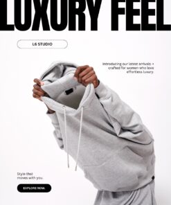 Áo Hoodie Xám Cao Cấp – Xu Hướng Thời Trang Trẻ Trung, Đa Năng và Bền Bỉ Cho Mọi Phong Cách